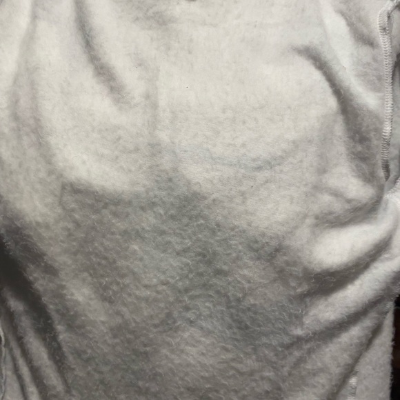 PINK Victoria Secret White & Gray Zip Up Hoodie - Picture 13 of 14